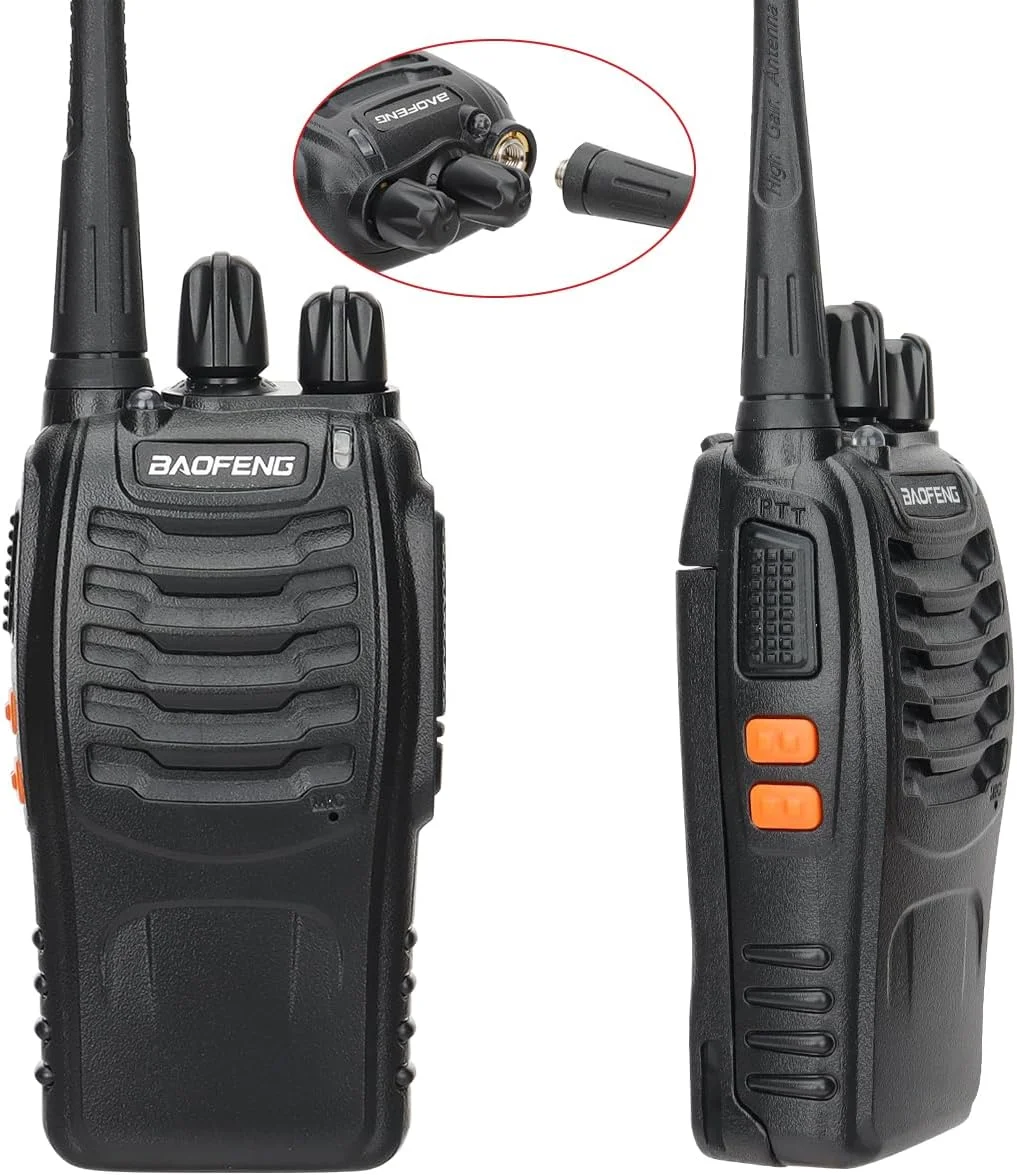 3/6PCS Baofeng BF-888S Walkie Talkie Wireless Copy Frequency UHF Long Range High Power Upgraded BF 888S VOX Ham Two Way Radio