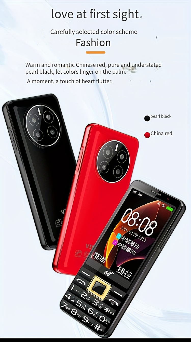 Touch Screen Rungee M8 Android 13 Wifi 5G Smartphone Google Play GPS 4GB+64GB 4000mAh Battery 2MP+5MP PTT PK Qin F21 F22 Phone