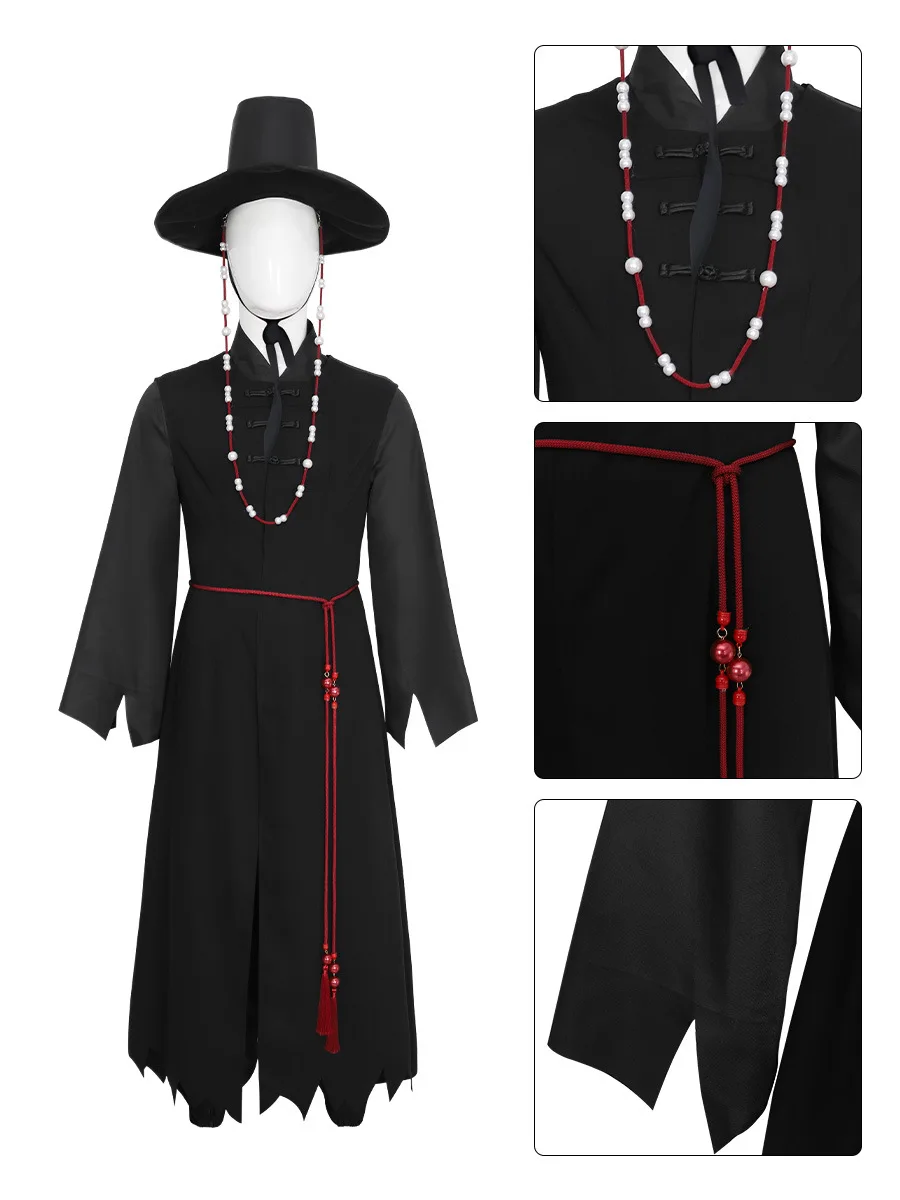 Accesorios de juego de rol de película de Anime para niños, conjunto de Cosplay de fiesta para K-POP Boys Jinu, disfraz de fiesta de Halloween, disfraz de exposición de cómic
