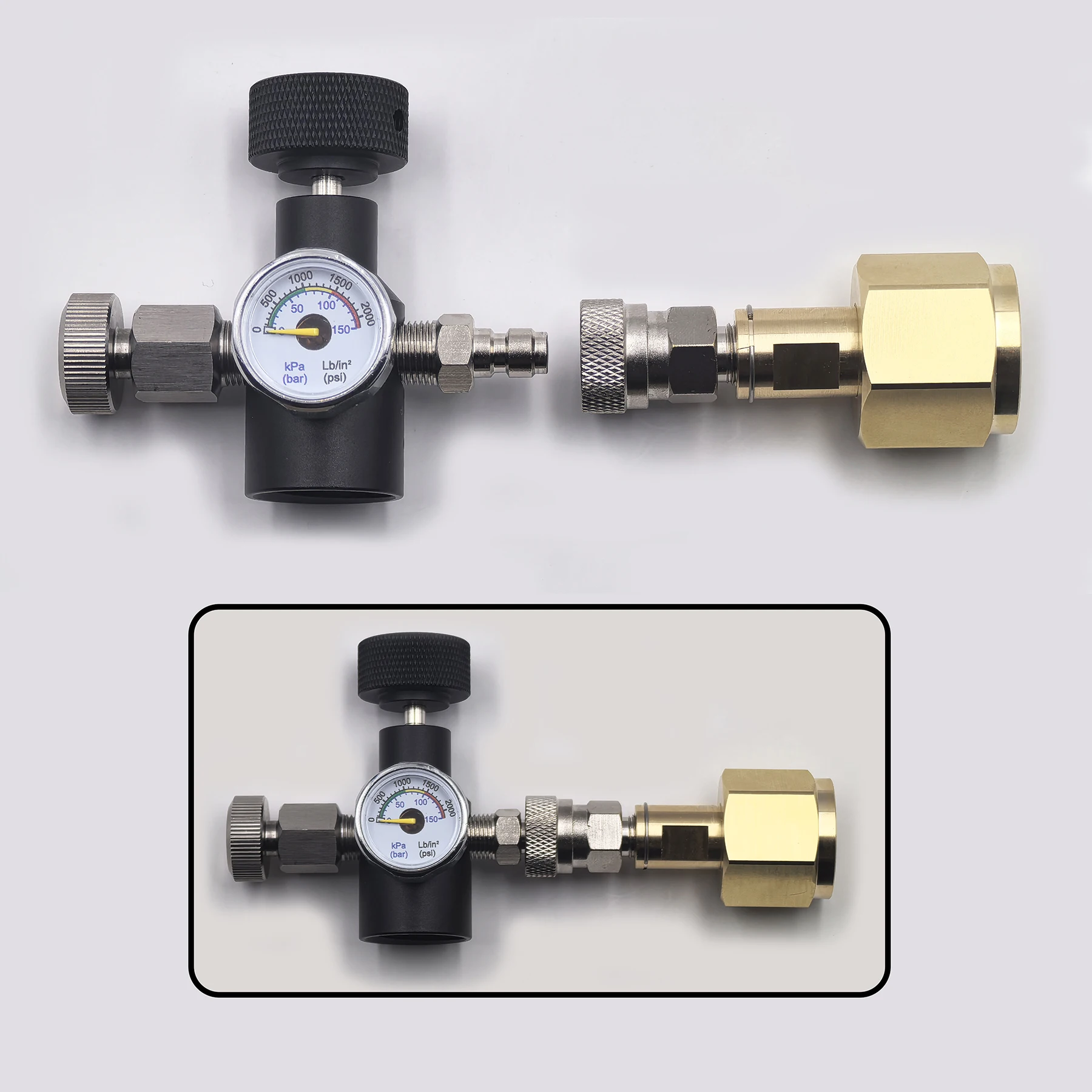 New Soda Accessory Sparking Water Maker Carbon Dioxide Cylinder Tank TR21-4 CO2 Filling Station Refill Adapter Connector