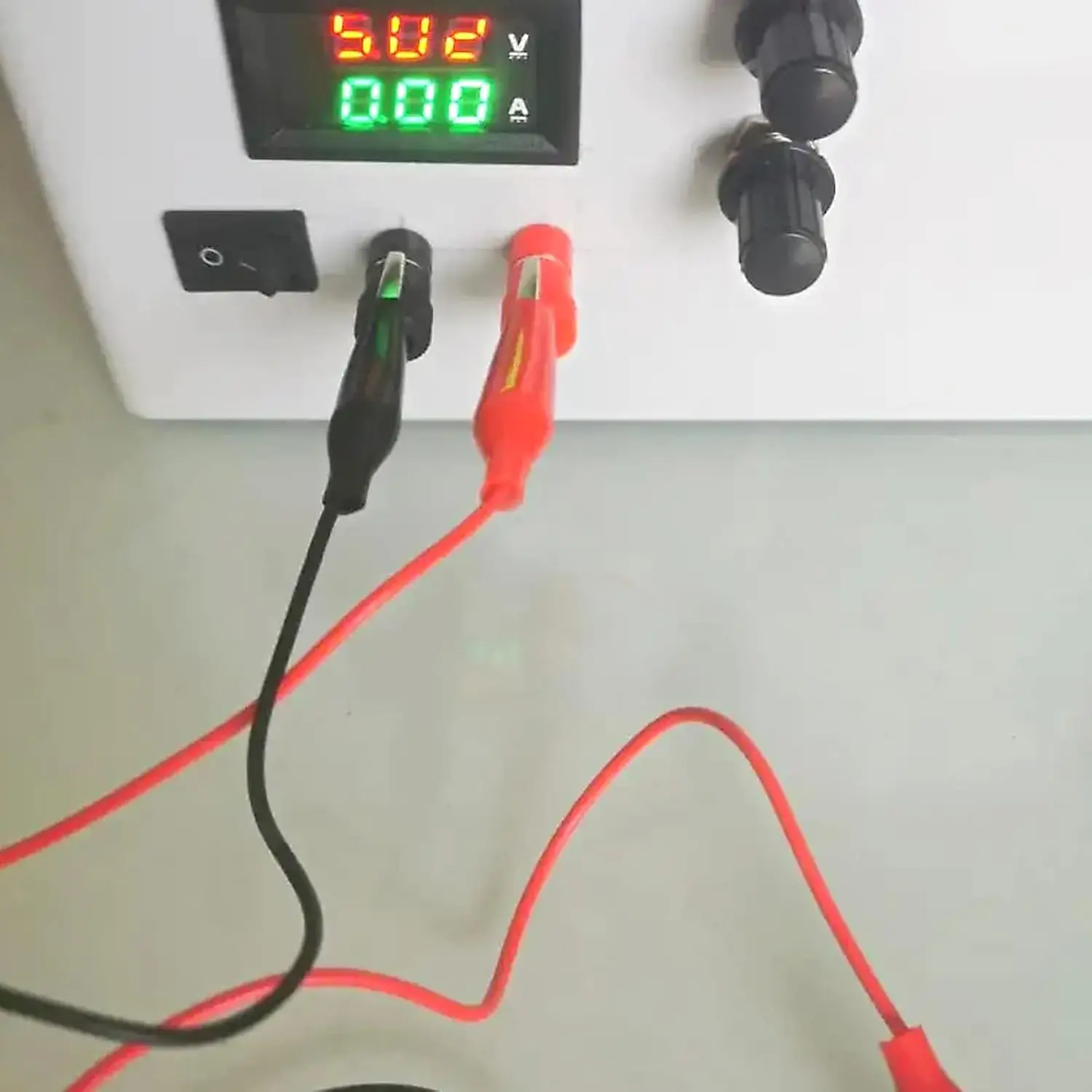 4 pares de pinzas de cocodrilo de 1M, cables de prueba eléctricos y aislados con pinzas de cocodrilo, cables de puente de doble punta para estampado