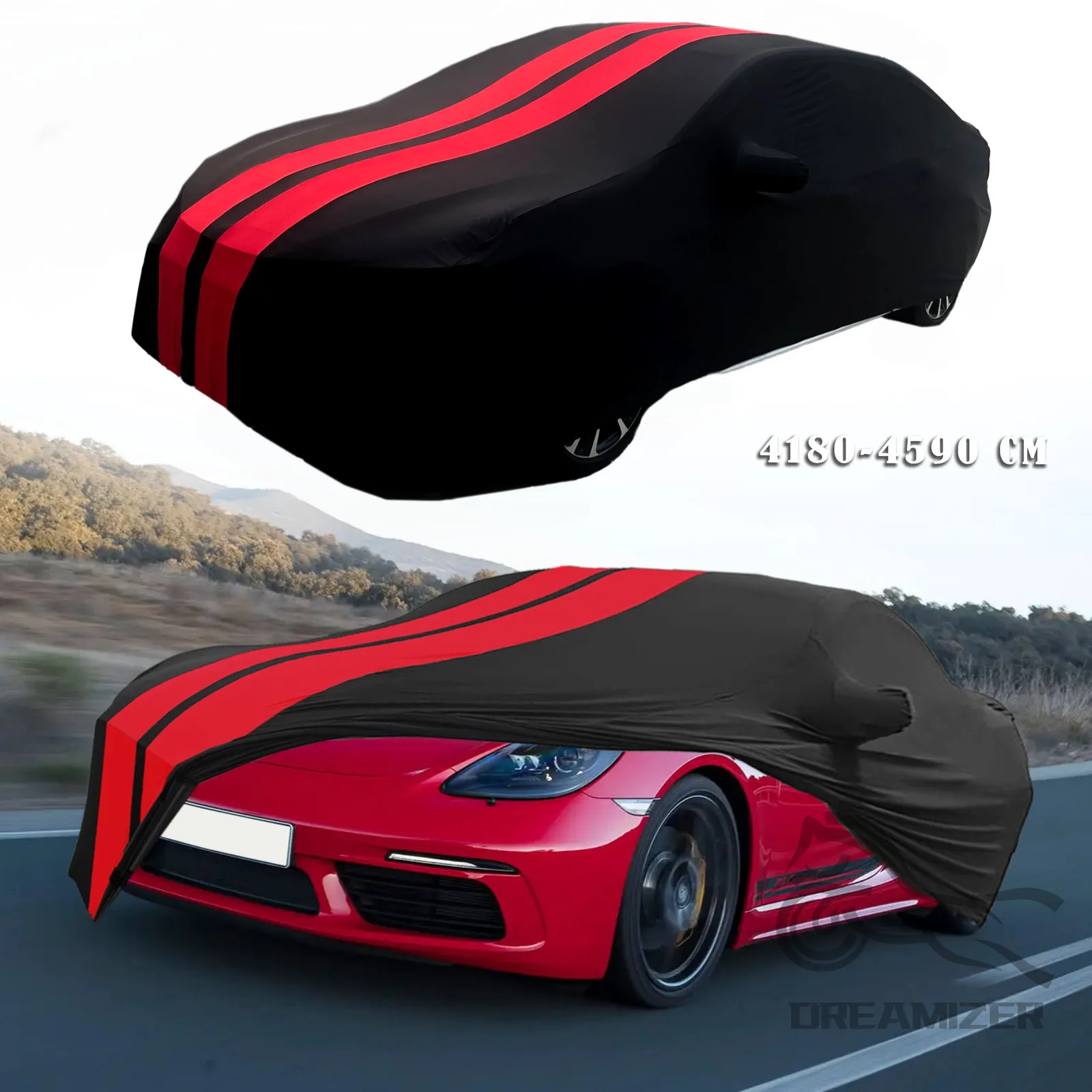 Uniwersalne pokrowce samochodowe Rozciągliwa tkanina Specjalna odzież samochodowa Pokrowiec samochodowy Wewnętrzna ochrona przed kurzem Akcesoria zewnętrzne do Porsche
