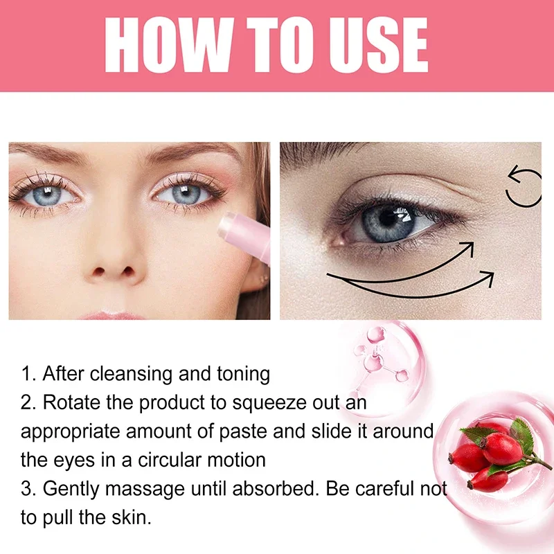 Instant Wrinkle Removing Eye Cream Remove Fine Lines Firming Facial Deep Nourishing Long Lasting Moisturizing Skin Care Product
