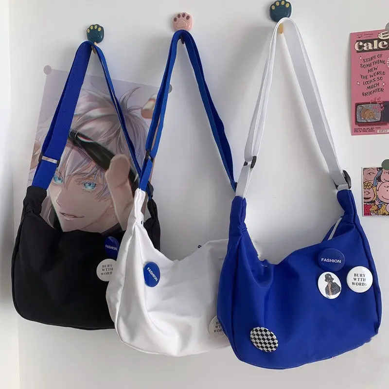 2024 新スタイル日本のトレンディなブランドショルダーバッグファッション韓国イン女性のクラインブルー多用途カジュアルクロスボディ