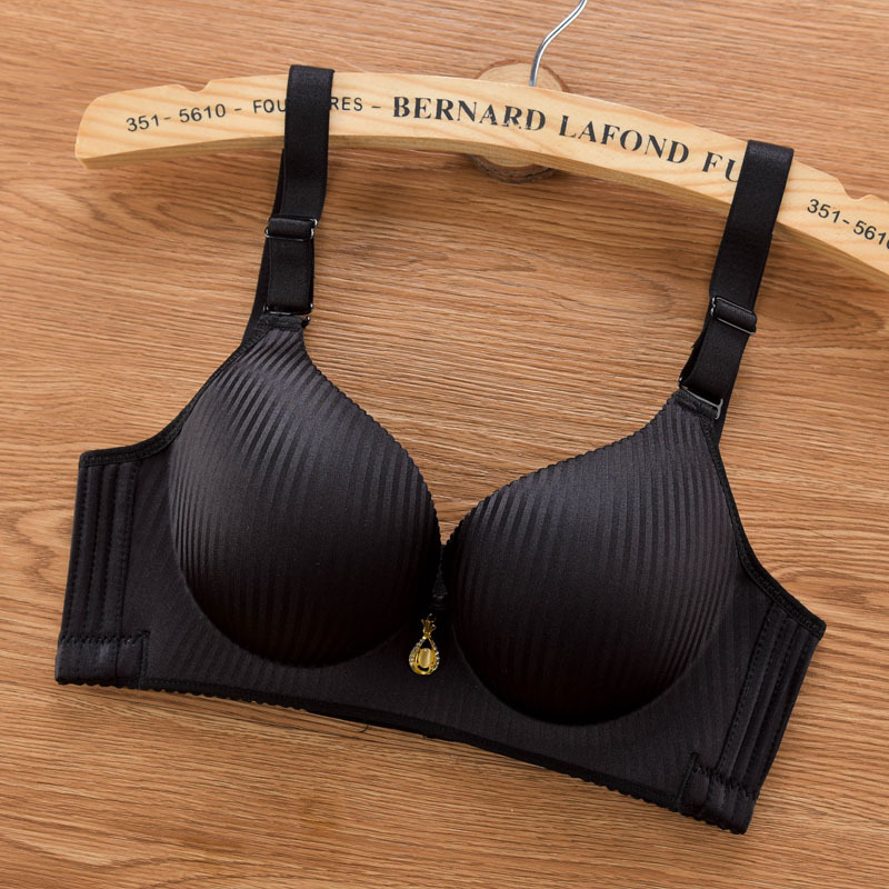 2024 Hot Sale Wireless Push Up Bra Seamless No Steel Ring - 8cm Thickened Padded Lingerie Adjustable Straps Comfort Sexy Bras