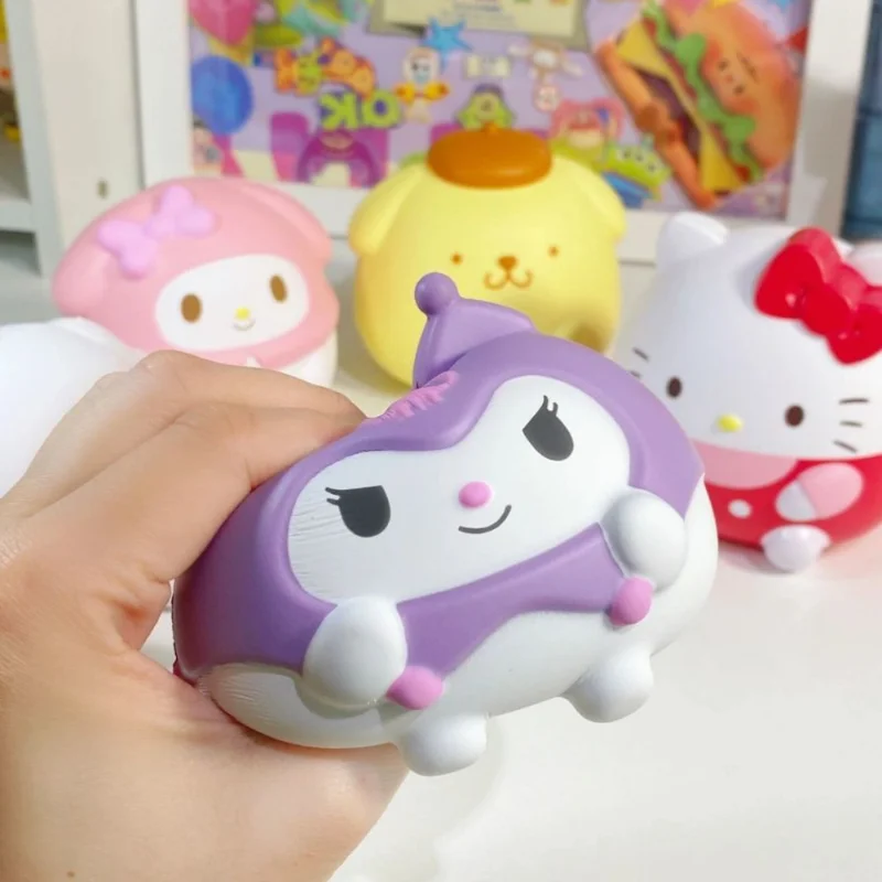 Kuromi Hello Kitty Stress Tabas Squishy Anime Cartoon Gratis Stuff voor Jongens Meisjes Kinderen Pocket Pushy Squeeze Fidget Speelgoed