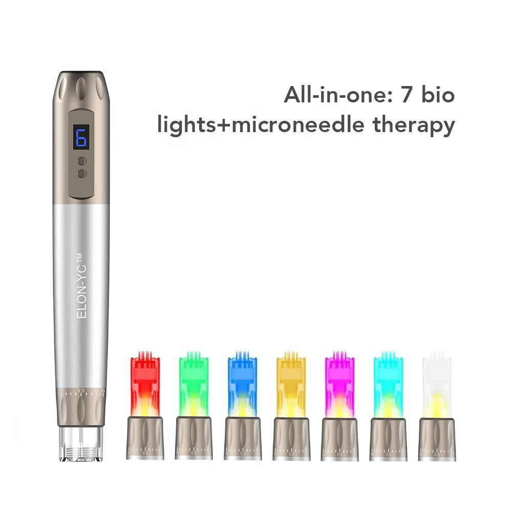 Hydra Derma Pen H6 Wireless Derma Pen Professionelle Microneedling mit 5Pcs Patronen Derma Stempel Hautpflege Spa Serum Applikator