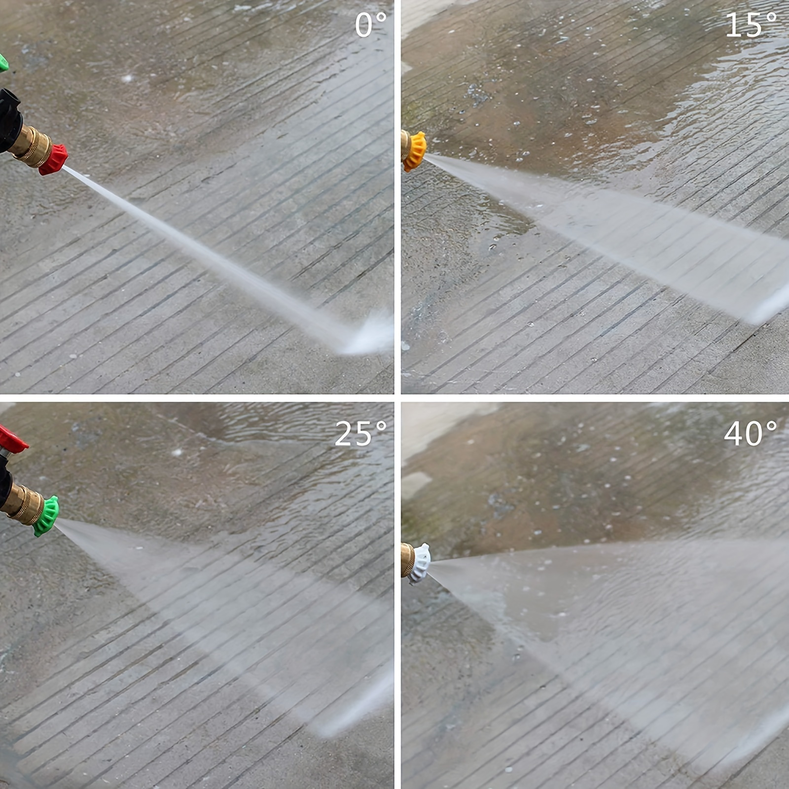 Ventilador De Alta Pressão Em Forma De Pistola De Água De Lavagem De Carro, Núcleo De Alumínio, Inserção Rápida, FiveColor, União Do Bocal
