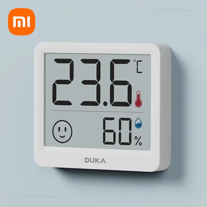 Xiaomi DUKA Atuman 2,5-дюймовый ЖК-электронный цифровой измеритель температуры и влажности Крытый мини-термометр Гигрометр Датчик погоды