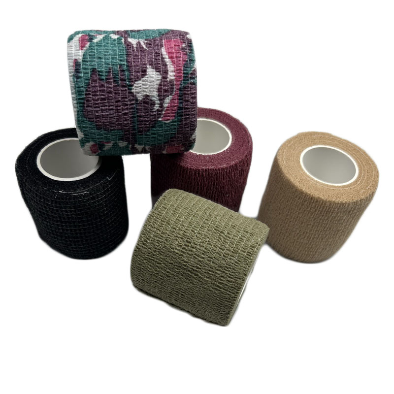 Vendaje elástico, cinta autoadhesiva para dedo, muñeca, tobillo, cinta fijadora deportiva transpirable, envoltura de camuflaje médico, vendaje de animales para mascotas