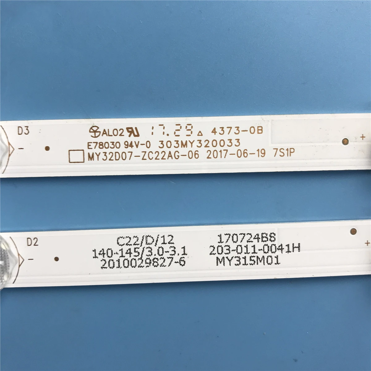 2ชิ้น/เซ็ต LED Backlight Strip PTV32DS00Z 32GSR3000FB 210-108-1158H MY32D07-ZC22AG-06 303MY320033 K32DLM7H
