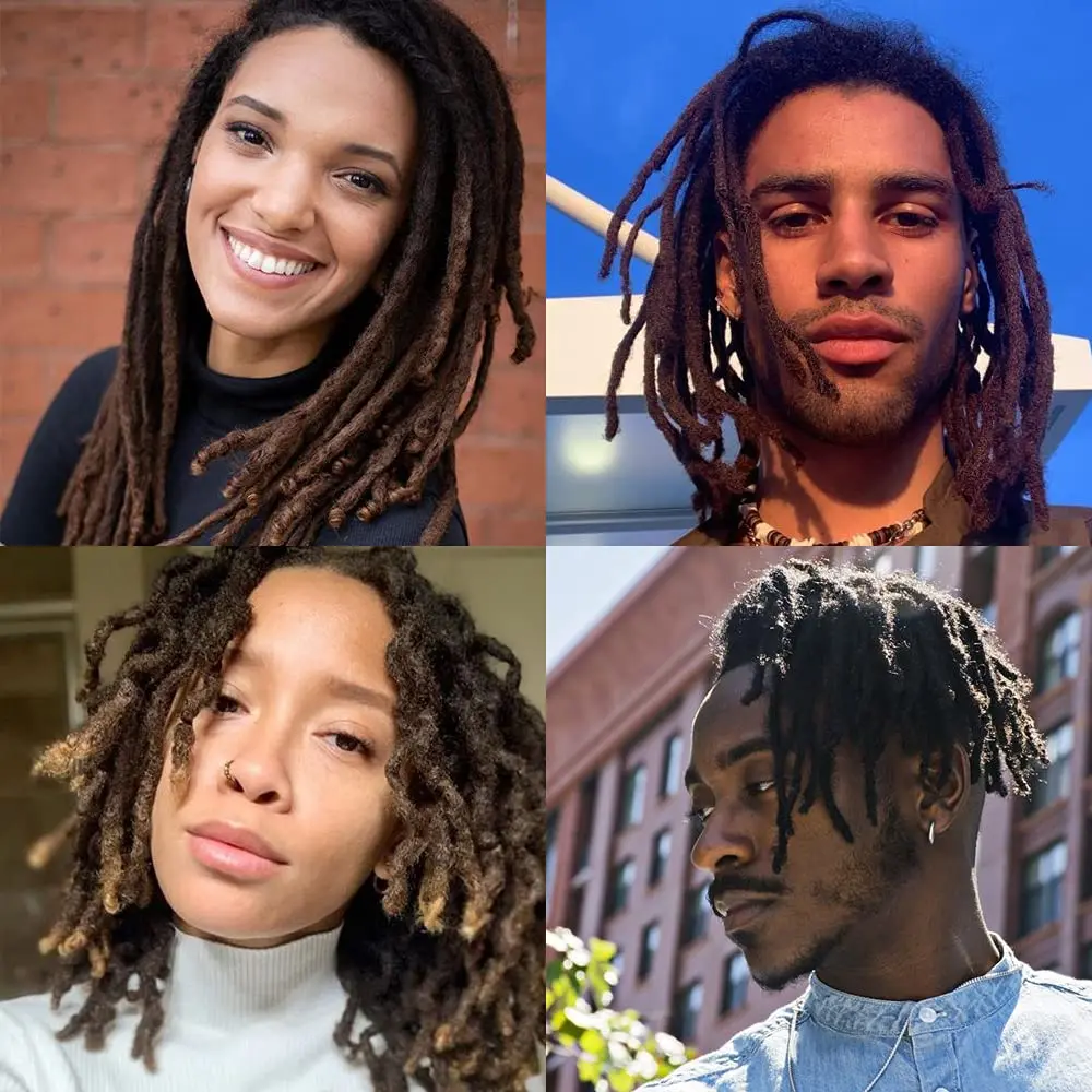 8นิ้ว Afro หยักศกเส้นผมมนุษย์จำนวนมากสำหรับไมโครล็อกถาวร/twisits/braid/ ซ่อมแซม locs Afro Kinky หยิกเส้นผมมนุษย์จำนวนมาก