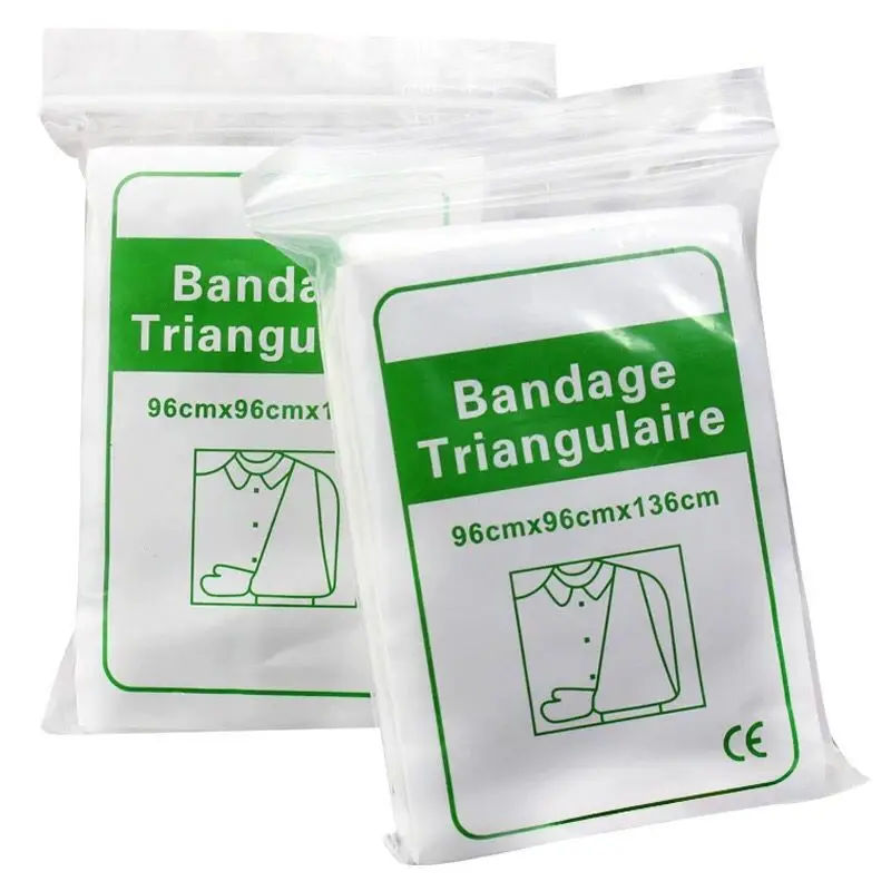 Medical Bandage Triangular First Aid Bandage Fracture Fixation Emergency Bandage 96*96*136 CM