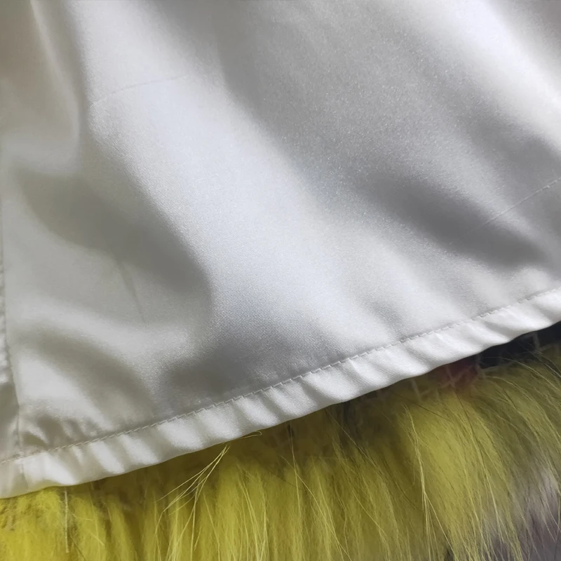 Jaqueta com capuz tecida em pele de raposa real para mulheres, feita de pele de raposa de alta qualidade, jaqueta grossa, roupas quentes com forro interno