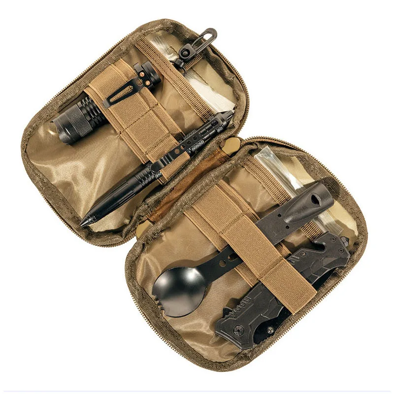 Borsa tattica in nylon 600D Borsa da esterno Molle Molle Marsupio per cellulare Marsupio da cintura Borsa per attrezzi EDC Borsa per gadget