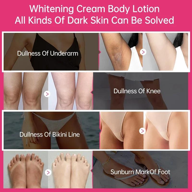 Collageenmelk Bleken Gezicht Lichaamscrème Whitening Huid Hydraterende Lotion Lightening Care
