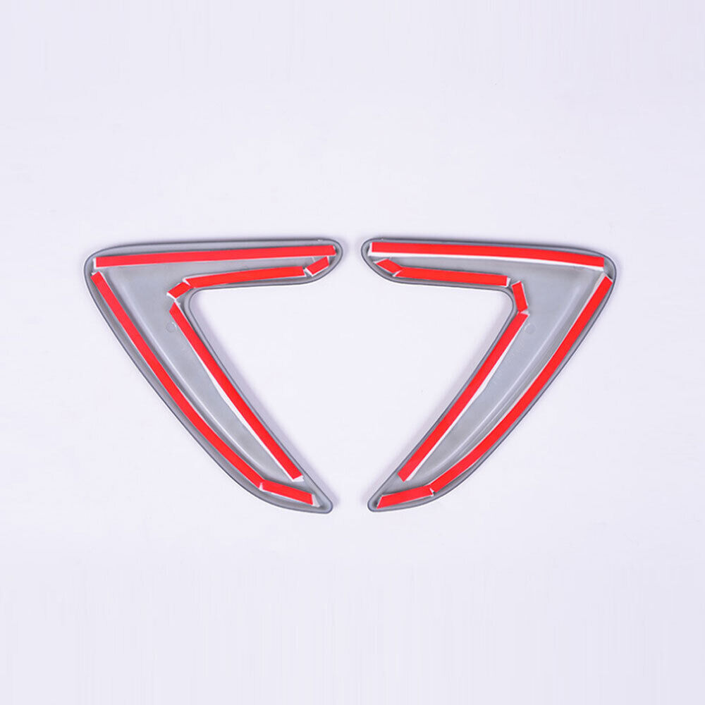 Kit aksesori hiasan penutup ventilasi aliran udara Fender samping mobil hitam Gloss untuk BMW F30 F32 3 4 Series 2012-2018