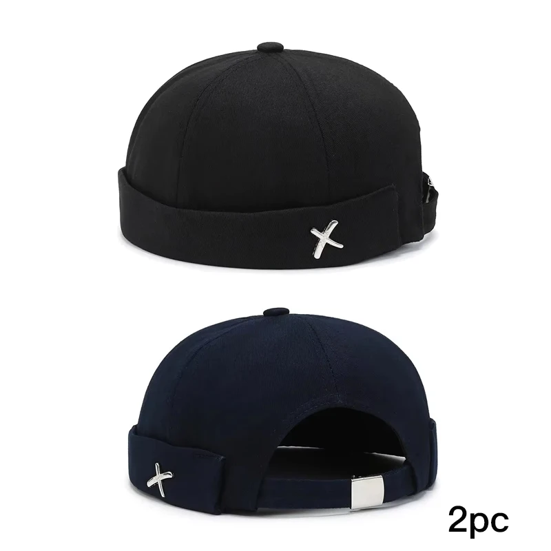Versão coreana para homens e mulheres Guppi Hat, personalidade gorro, chapéu de marinheiro redondo, chapéu do proprietário, rua, novo, primavera