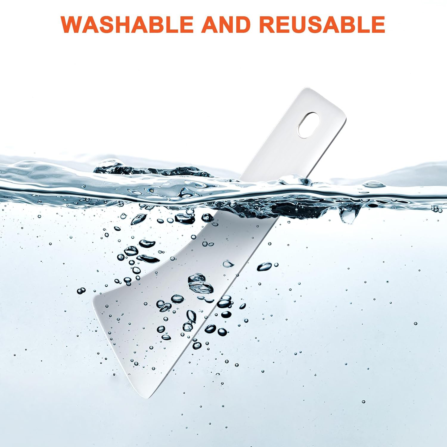 Conjunto de raspadores de aço inoxidável Raspadores ultra afiados removem resíduos de aço e alumínio e mais extremidades oferecem alavancagem extra