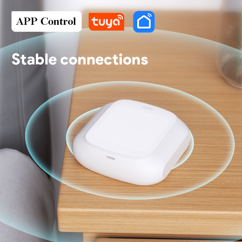 Умный переключатель Tuya Wi-Fi/Zigbee, кнопочный переключатель, 2 клапана, 6, беспроводной пульт дистанционного управления для умного дома, переключатель сценариев автоматизации
