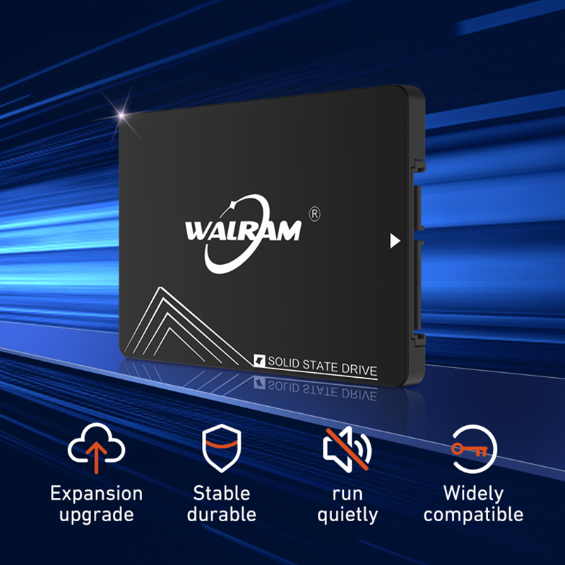 WALRAM Sata3 SSD 1TB Disco rigido interno da 2,5 pollici 128 GB 256 GB 512 GB HDD Disco rigido a stato solido per laptop desktop