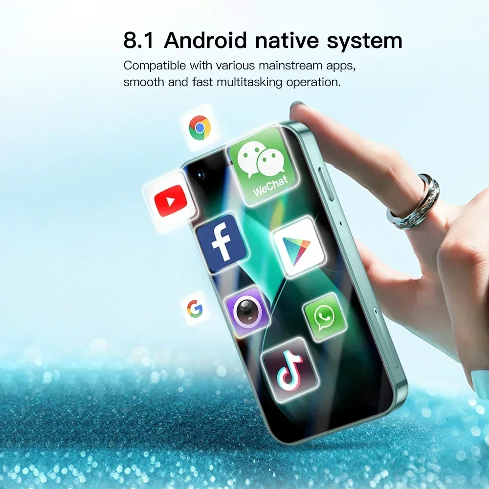 Estreno mundial SOYES P70 Pro Max Mini Smartphone Android8.1 3,0 pulgadas 16GB 2000mAh identificación facial Dual SIM en espera Play Store 3G