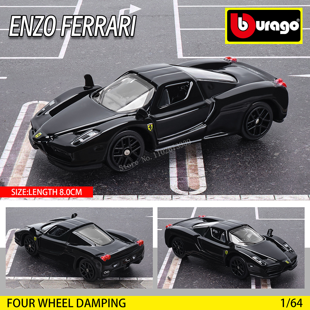 Bburago 1:64 Original Ferrari SF90 SP1 458 ENZO F40 F12TDF SF90 Automodellserie Kinder Weihnachten Junge Geschenkspielzeug