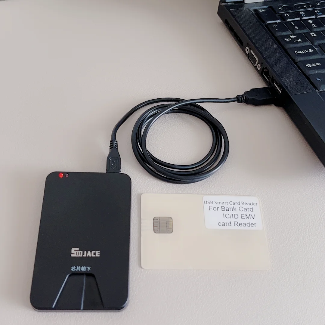 USB Smart Card Reader สําหรับ Bank Card IC/ID EMV card Reader สําหรับ Windows 8 10 USB-CCID ISO 7816 อิเล็กทรอนิกส์ Dni Reader สเปน Id Card