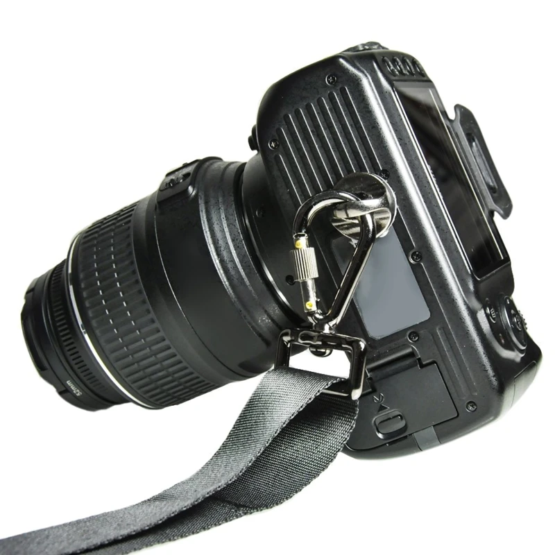 Digital Camera Shoulder Strap Screw 1/4 D-ring Screws Standard 1/4''-20 Metal Tripod Mounting Screw for Quick Release Plate 896C