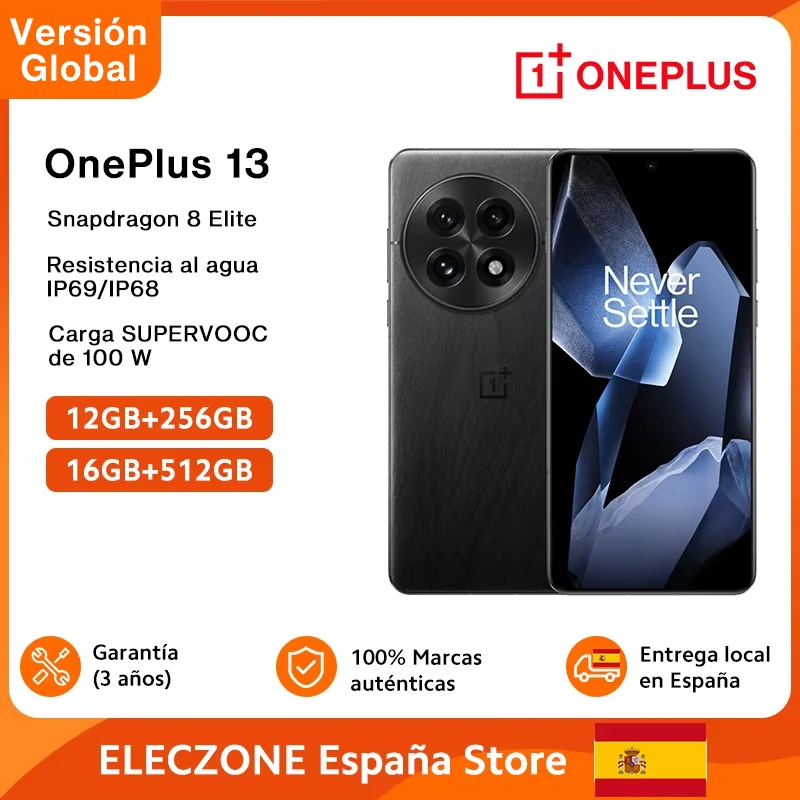 Anteprima mondiale OnePlus 13 Versione globale AI Smartphone Snapdragon 8 Elite 6000mAh Batteria 50W AIRVOOC Carica wireless NFC