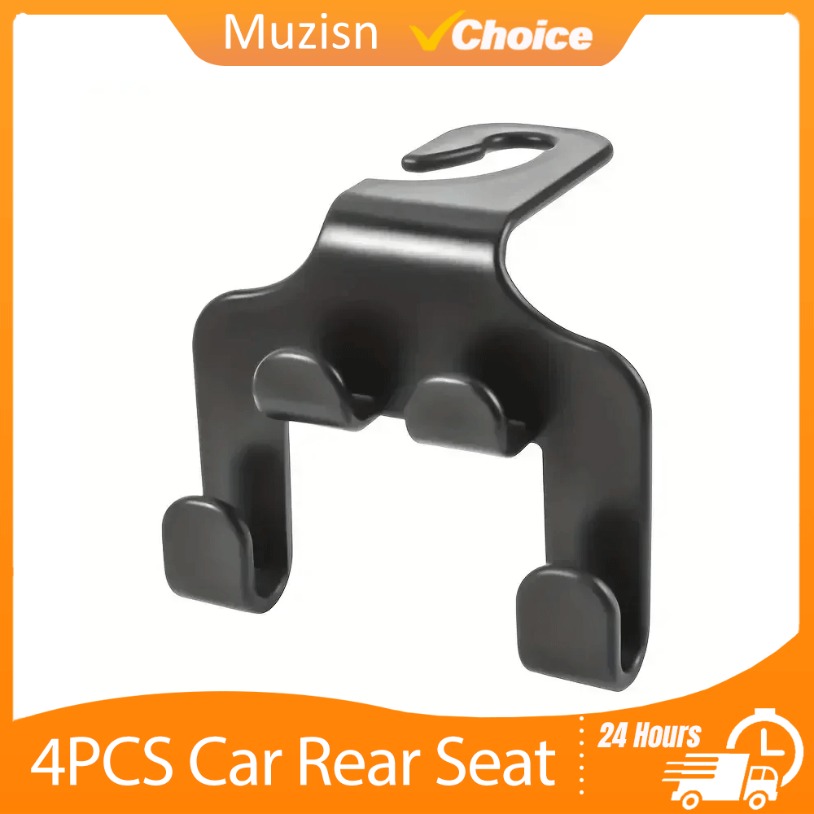 4 STUKS Auto Achterbank Haak Auto Achterbank Haak Autostoel Haak Opknoping Opslag Telefoon Stand Achterbank Telefoon Hoofdsteun Beugel