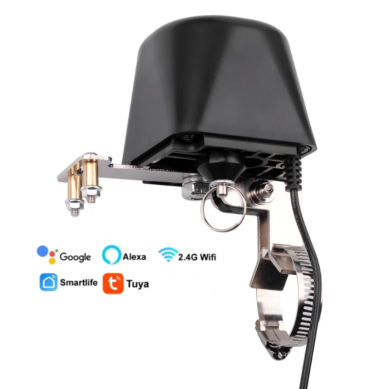 Tuya-válvula de agua inteligente con WiFi, válvula de Gas, Control de sincronización, grifo inteligente de jardín para soporte de agua, asistente de Google Alexa, aplicación Smartlife