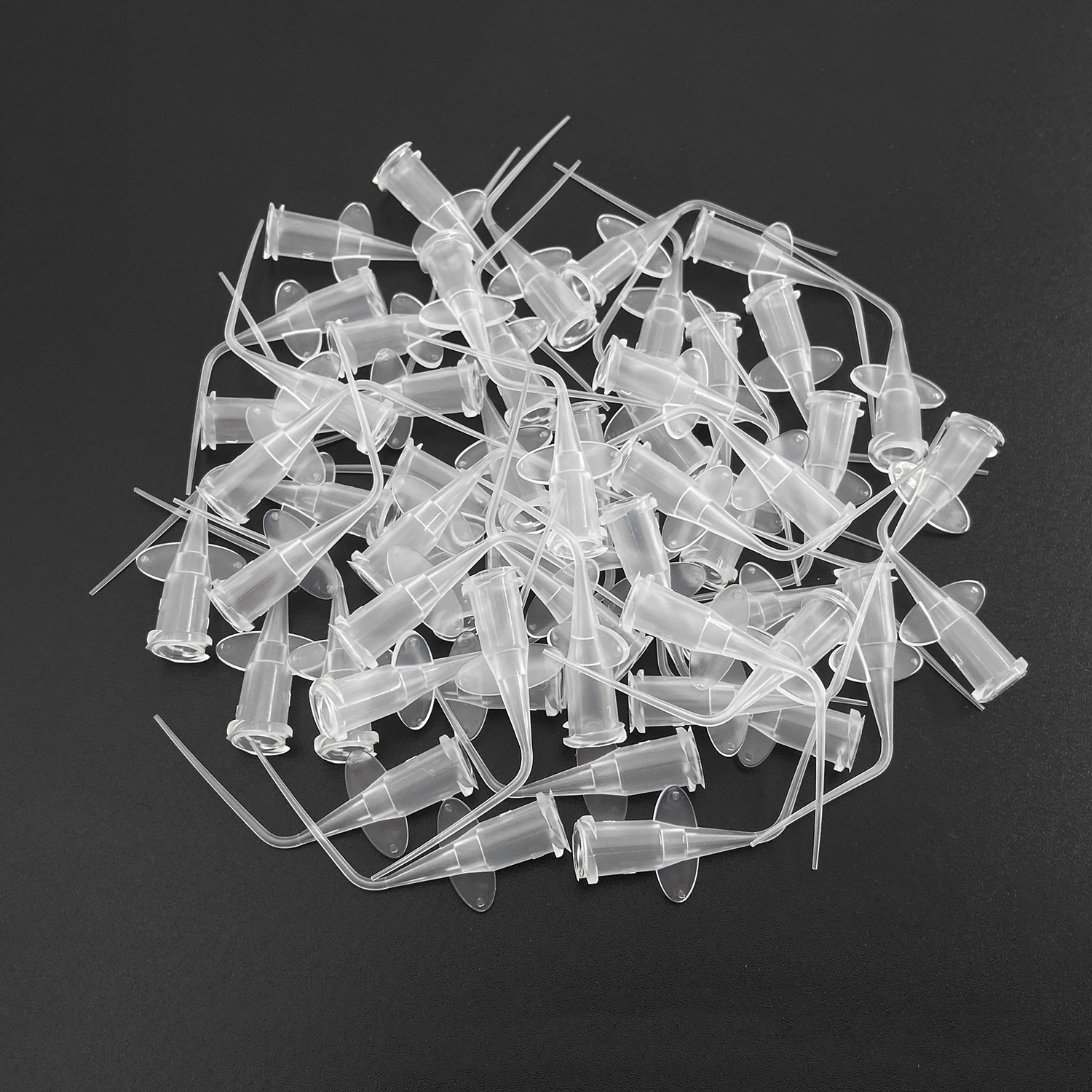 よく使い捨てされたプラスチック製の注射器,内部洗浄針,歯科用注射薬の詰め替え,50個