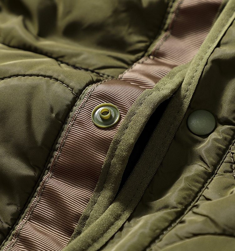 Retro Japanese Sle! Gourd Shaped Tech Cotton! Lightweight Warmth! Autumn Winter Men's No Collar Single Button Cotton Jacket...