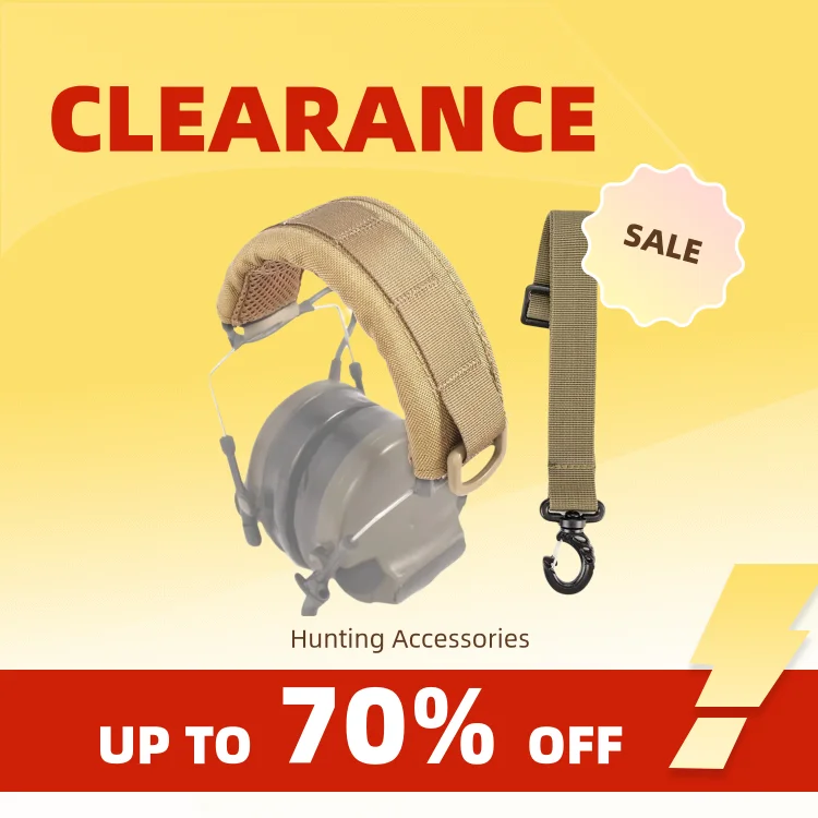 Clearance_Tactical Custodia modulare per cuffie Molle Fascia per auricolari Custodia protettiva per microfono Paraorecchie da caccia Supporto per cuffie Stra