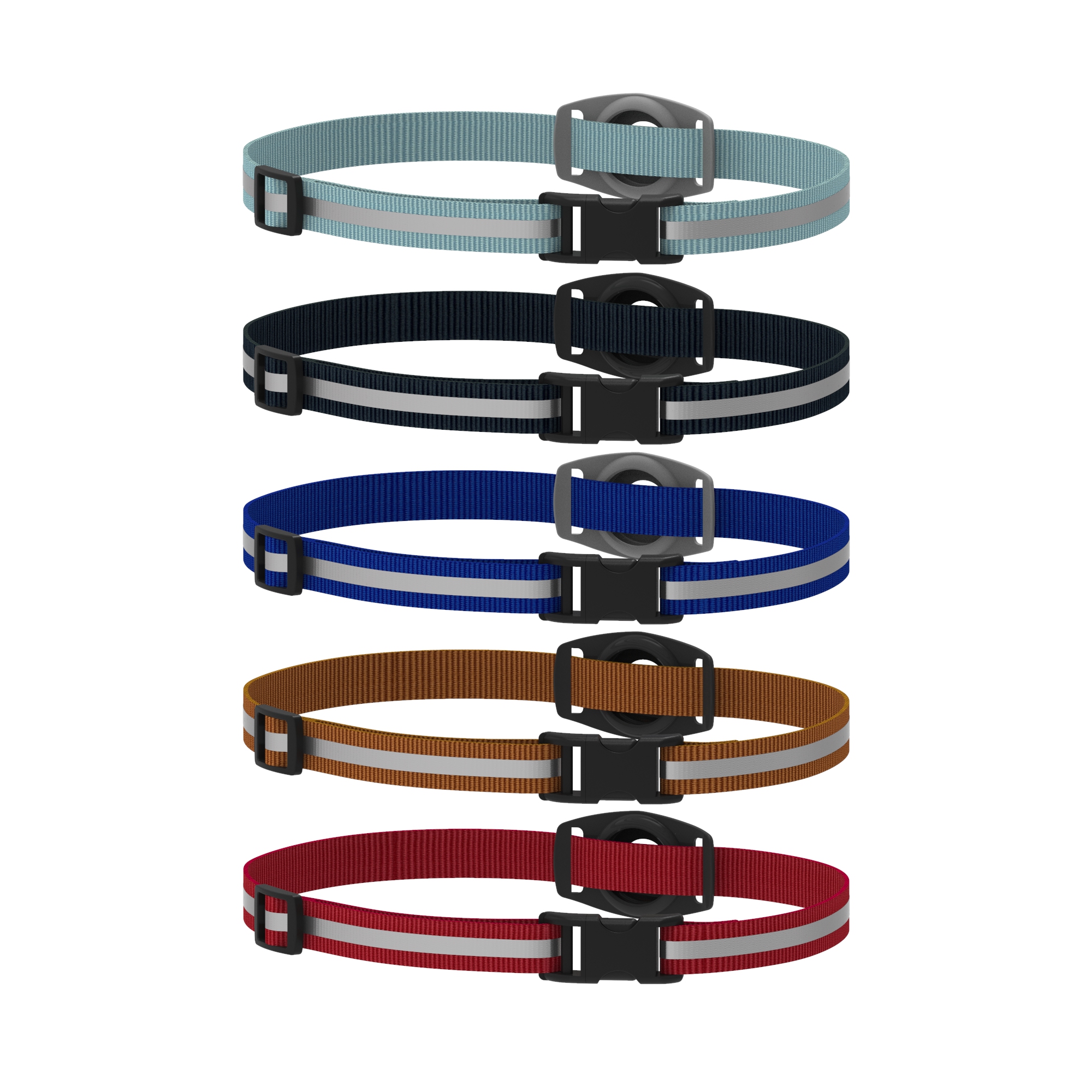 Apple AirTags用ナイロンストラップ,キャンバス,紛失防止,ラッキーチャーム付き