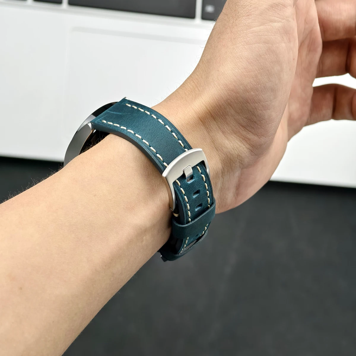 Correa de cuero de 22mm y 20mm para HUAWEI WATCH GT 4, 46mm, 4Pro GT3/2 Pro, banda suave de 42mm para Samsung Galaxy Watch 7/6/5/4 40mm