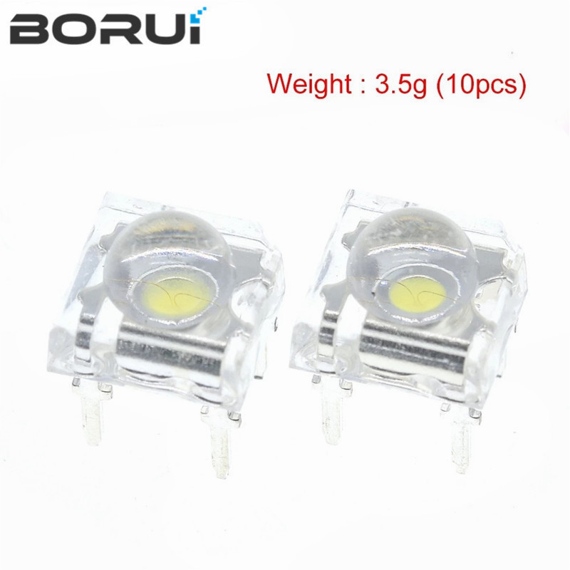 20Pcs 5mm F5 Piranha LED White Red Green Amber Clear 5mm LED Diode Light-Emitting-Diodes 4-pins Piranha LED Diodos Brightness
