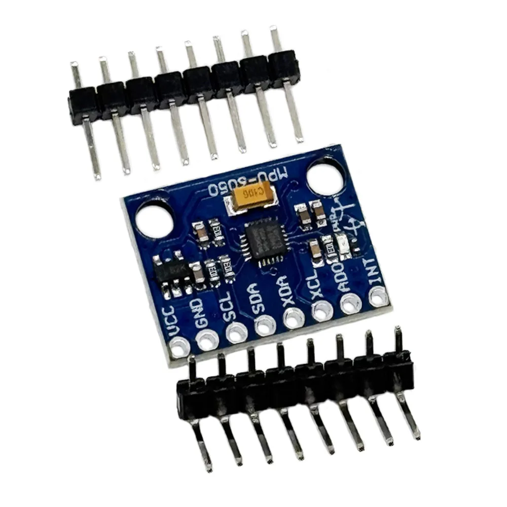 1Set GY-521 MPU-6050 MPU6050 3 Axis Analog Gyroscope Sensors + Accelerometer Module For ATmega328P With Pins 3-5V DC Moudle