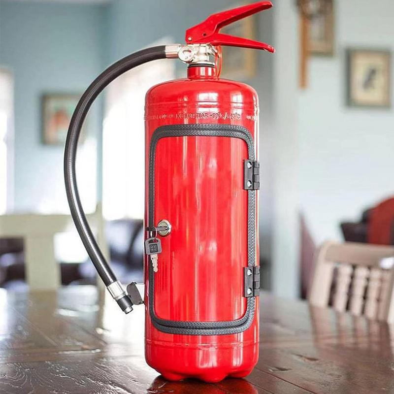 Fire Extinguisher Mini Bar Wine Cabinet Fire Extinguisher Mini Bar Storage Box For Whiskey Wine Creative Novelty Bar Cabinet
