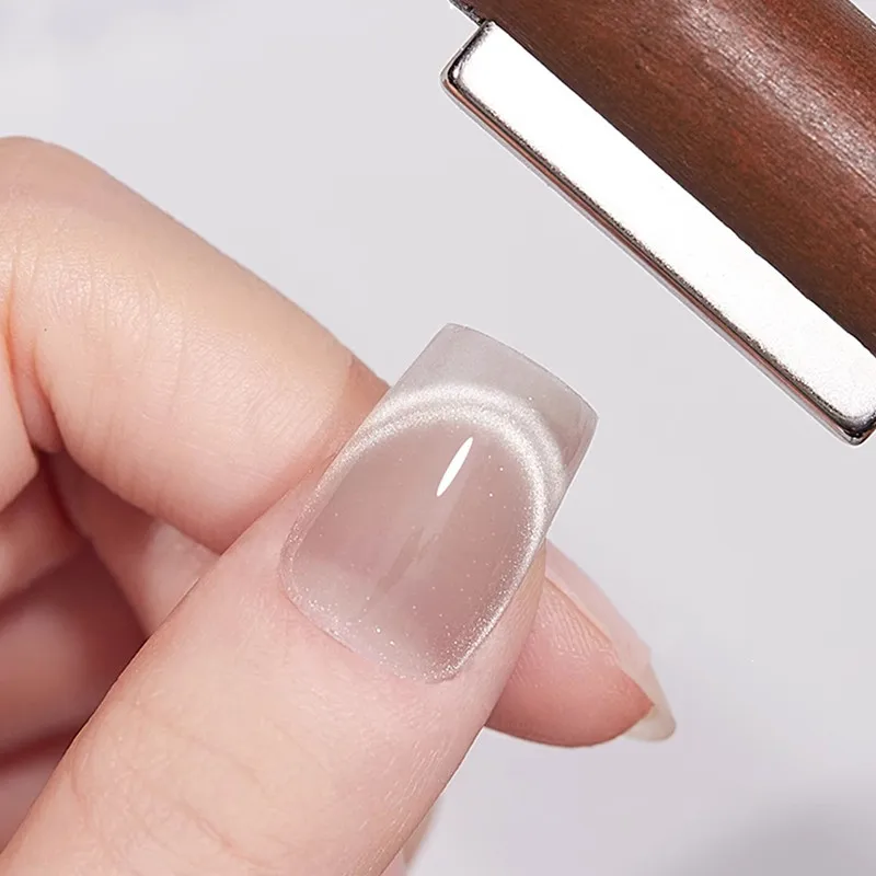Ímã de olho de gato multifuncional 3 em 1, para design de arte em unhas, bastão magnético forte e grosso, grande ferramenta magnética cilíndrica para unhas