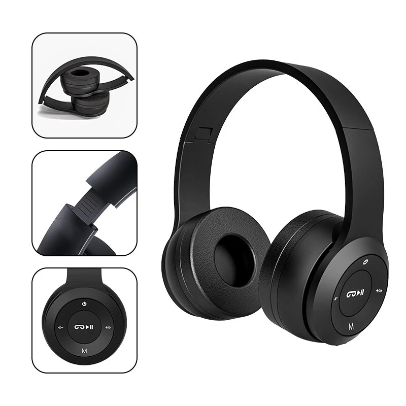 Stereo Headset Bluetooth Folding Serie Drahtlose Sport Spiel Headset Drahtlose Kopfhörer Faltbare HIFI Headset Kopfhörer mit Mikrofon