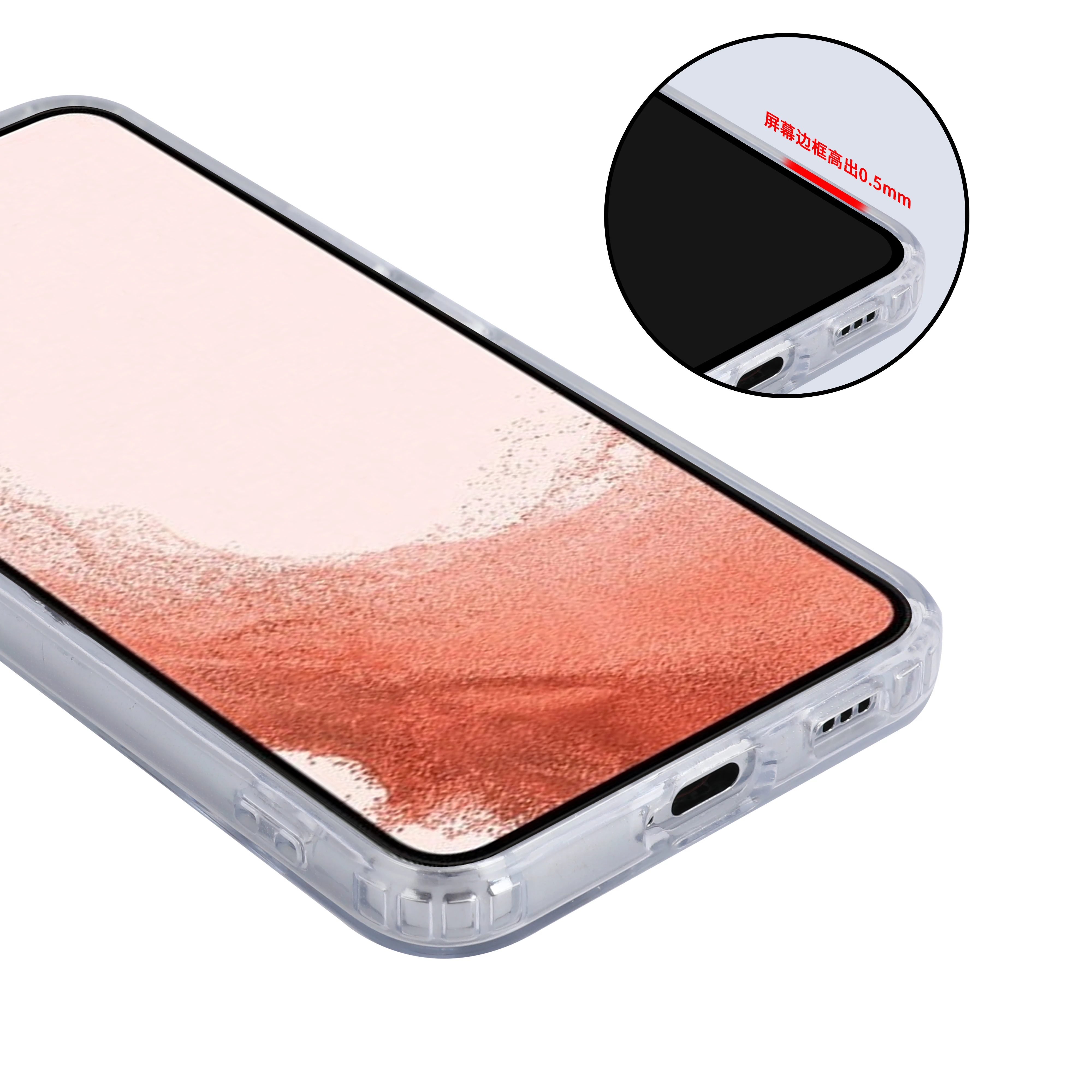 Capa magnética transparente para samsung galaxy s25 s24 s23 s22 s21 s20 plus ultra fe carregamento sem fio à prova de choque capa traseira