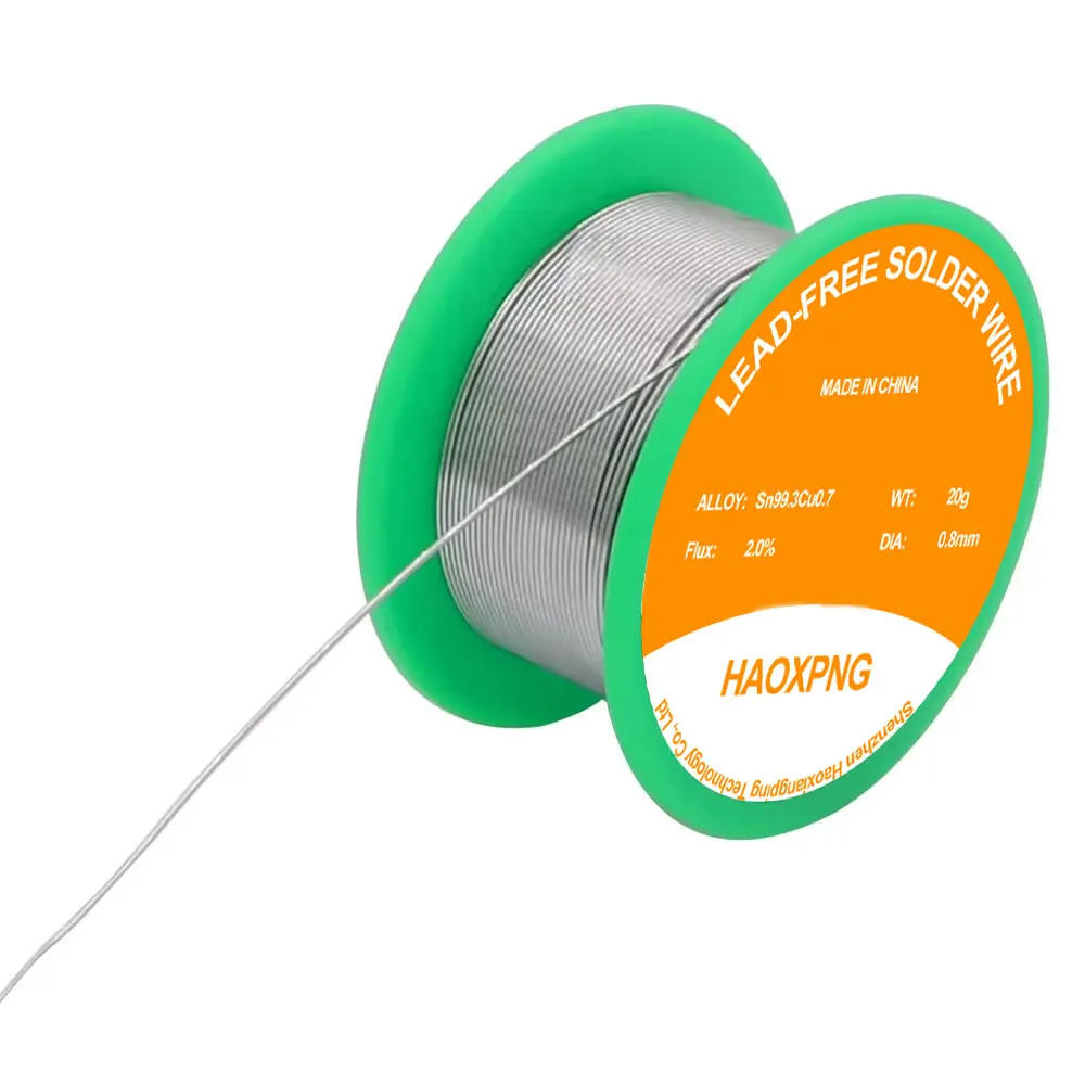 Lead-free Flux-cored High Purity Solder Wire Tin Low Melting Point 217 Degrees Solder Wire for Electronic Repair Sn99.3cu0.7