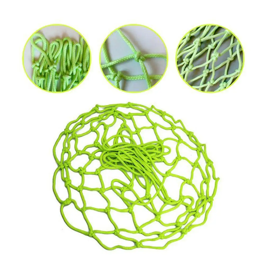 Nachtlicht Basketball netz Nylon leuchtend grün leuchtend Basketball korb Felgen netz Erwachsene Kinder Basketball Sport Trainings netz