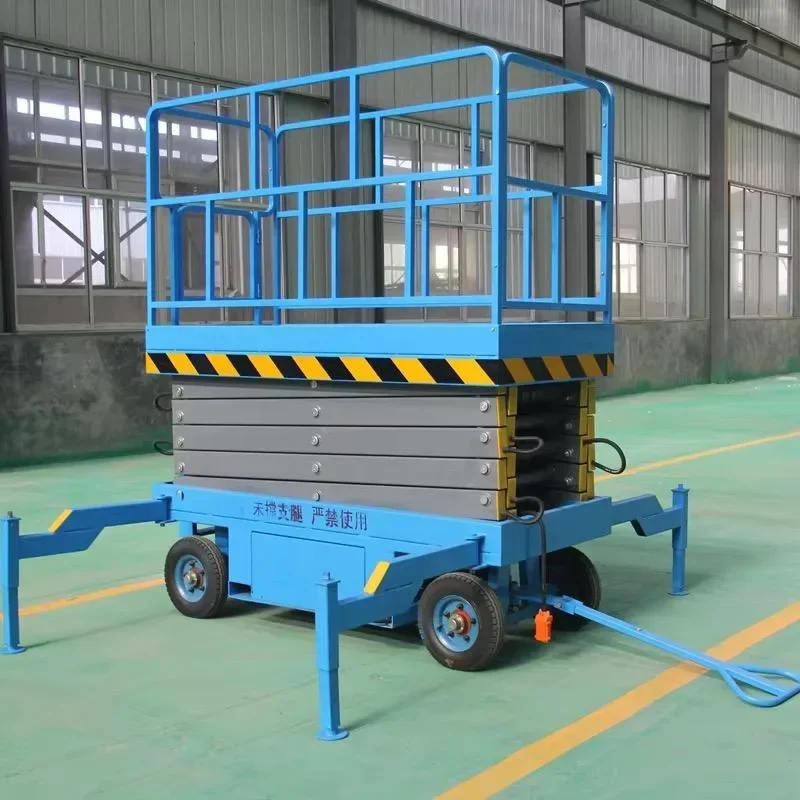 FOB Price Crawler Self Propelled Mobile Scissor Lift Platform 10M 3000Kg Aerial Work Truck With Customizable