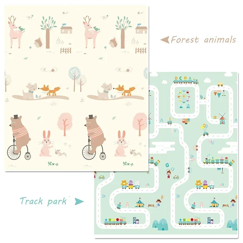 New Baby Play Mat Soft Floor Crawling Pad Children's Blanket XPE Foam Toys for Kids Carpet Folding Game Activity Rug with Bag