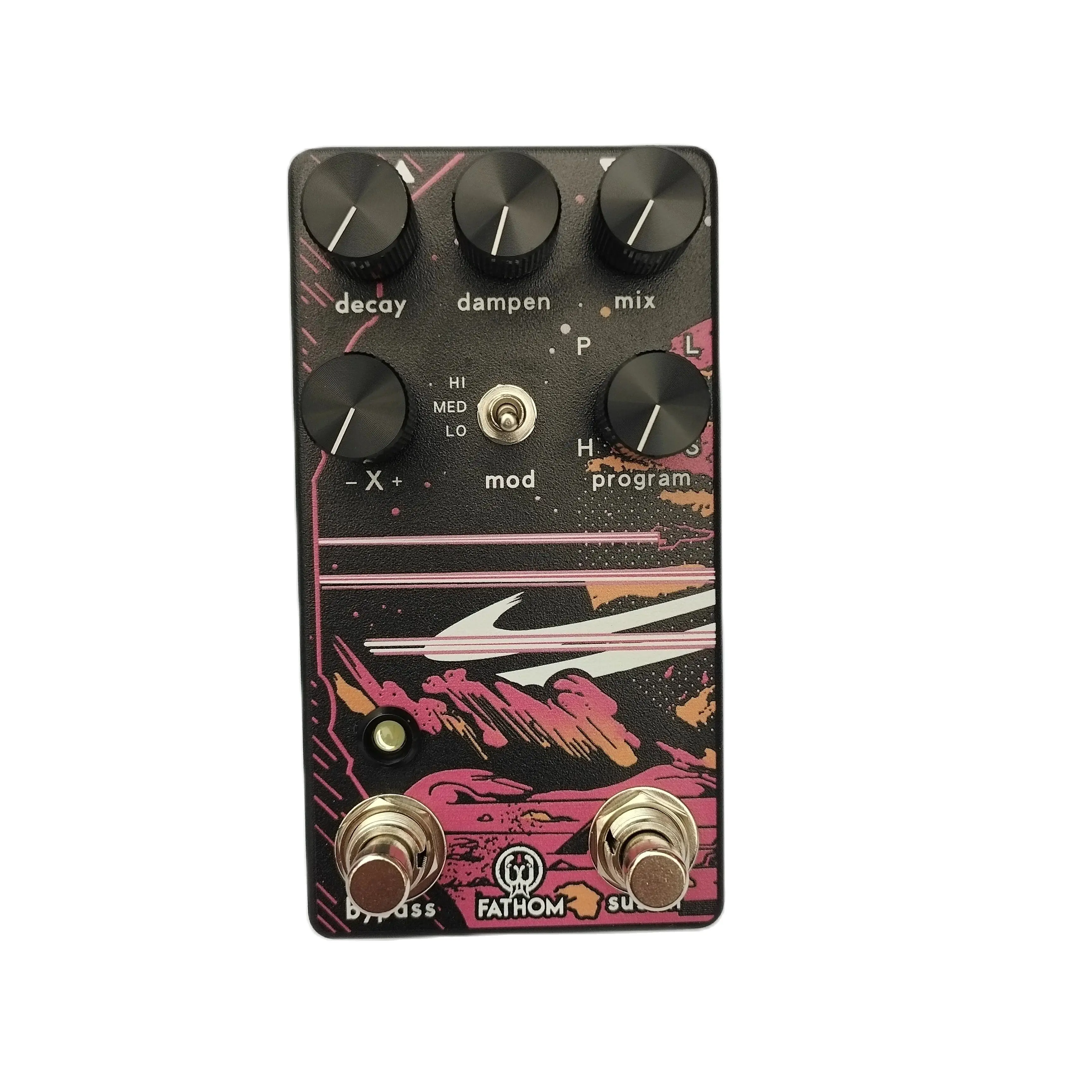 Педаль для гитары JHS Walrus Audio Fathom Multi Reverb и Arp-87 с задержкой