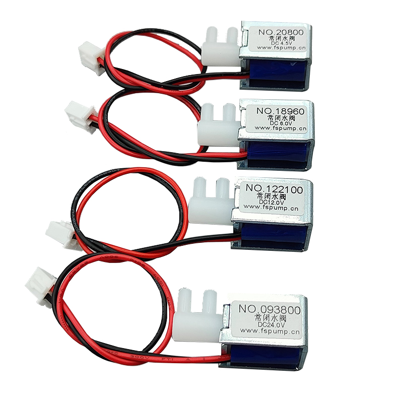 DC 4,5 V 6V 12V 24V pequeña Mini válvula de agua válvula solenoide electromagnética normalmente cerrada N/C válvula de Control de flujo de agua
