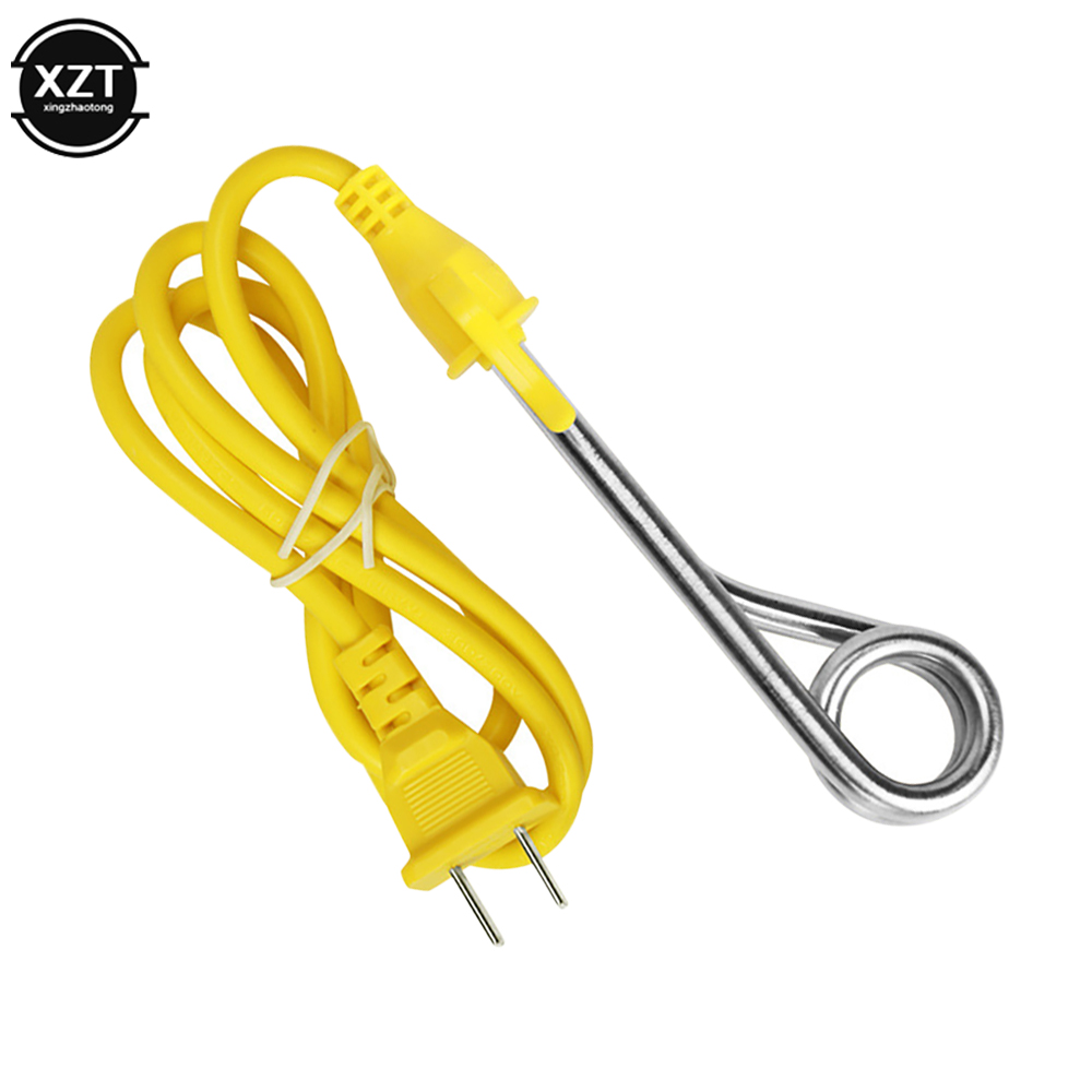 220V 600 ワットミニ電気温水器ステンレス鋼ヒーターポータブル寮トラベルマグインスタント電気ヒーター付き